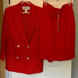 Blazer and skirt combination